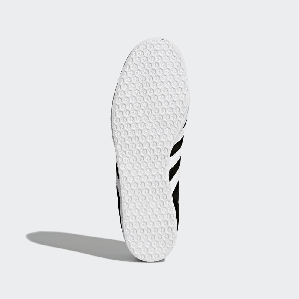 ADIDAS GAZELLE CBLACK/WHITE/GOLDMT -BB5476