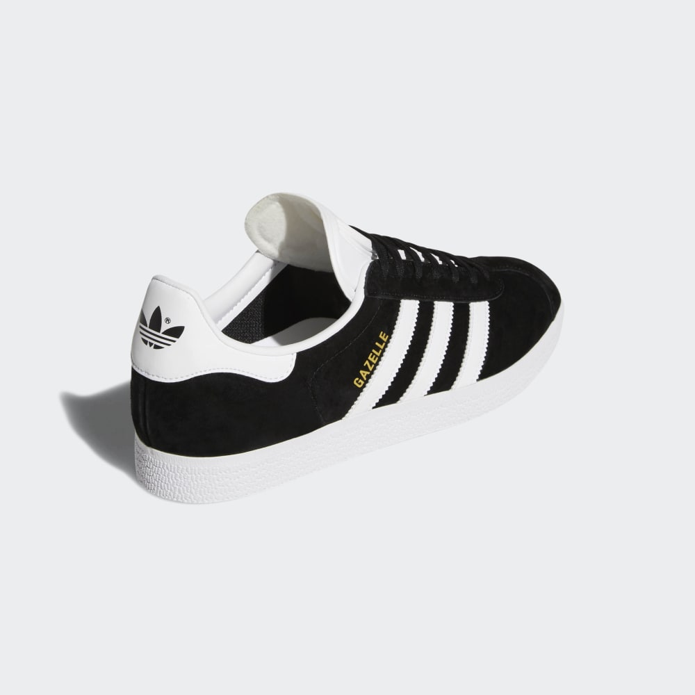 ADIDAS GAZELLE CBLACK/WHITE/GOLDMT -BB5476