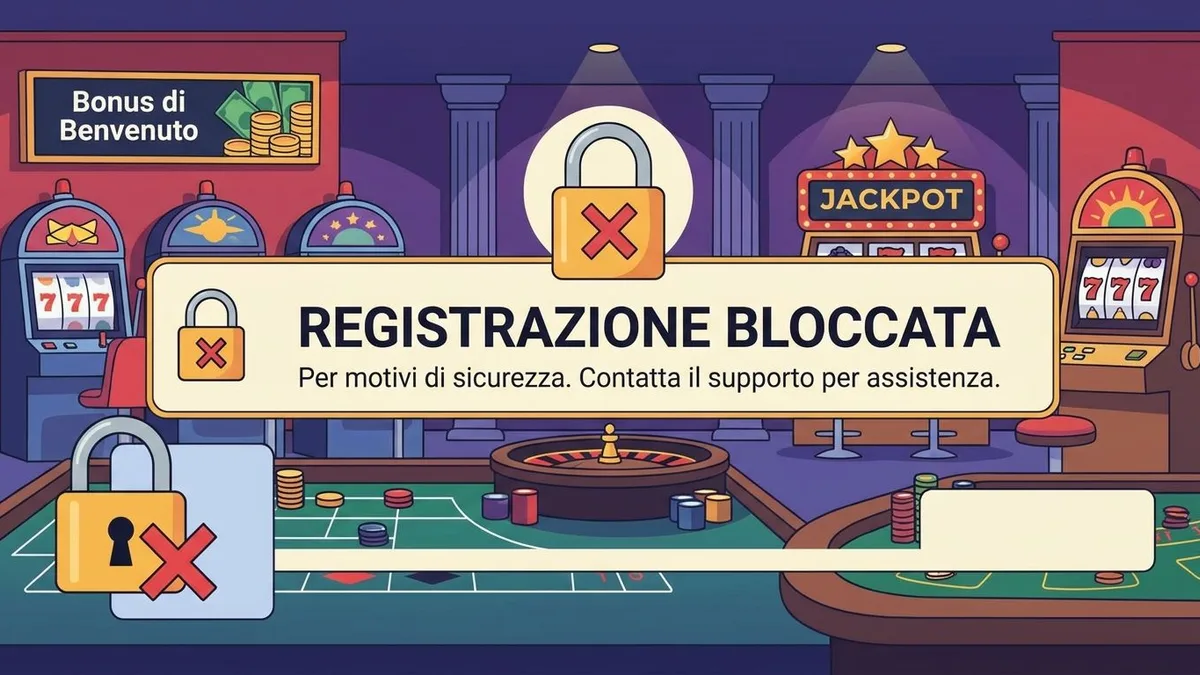 Registrazione con bonus