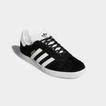 ADIDAS GAZELLE CBLACK/WHITE/GOLDMT -BB5476