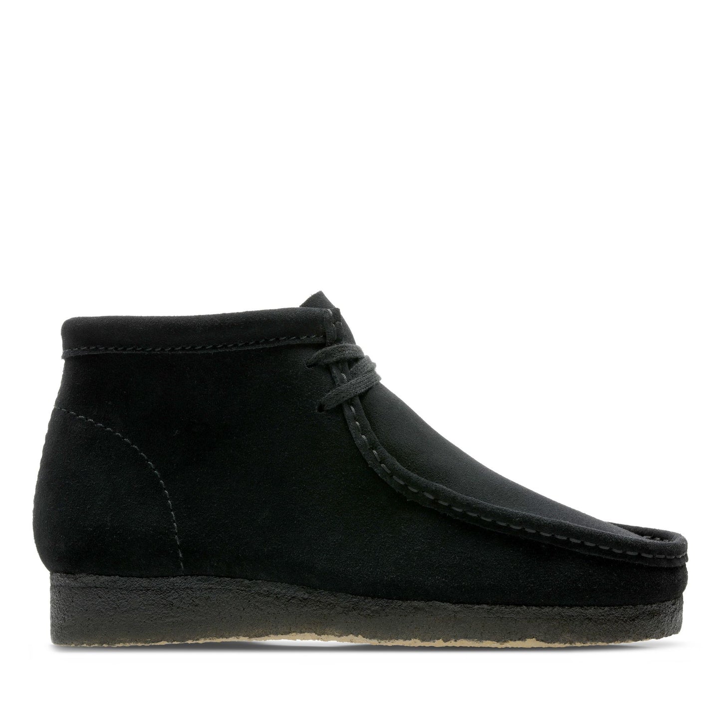 CLARKS ORIGINALS Wallabee Boot Pelle scamosciata Nera