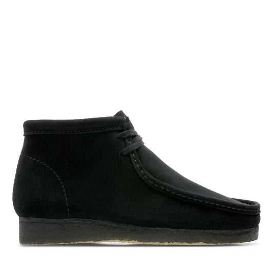 CLARKS ORIGINALS Wallabee Boot Pelle scamosciata Nera