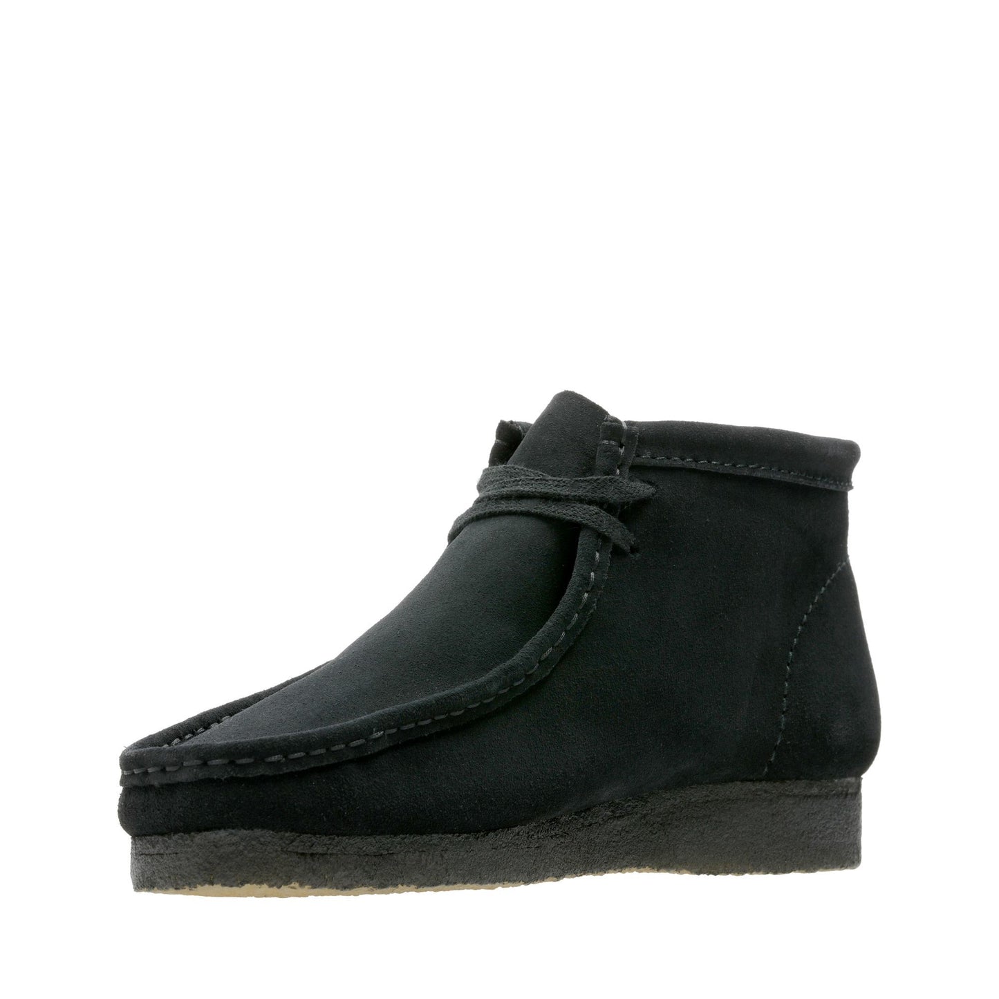 CLARKS ORIGINALS Wallabee Boot Pelle scamosciata Nera