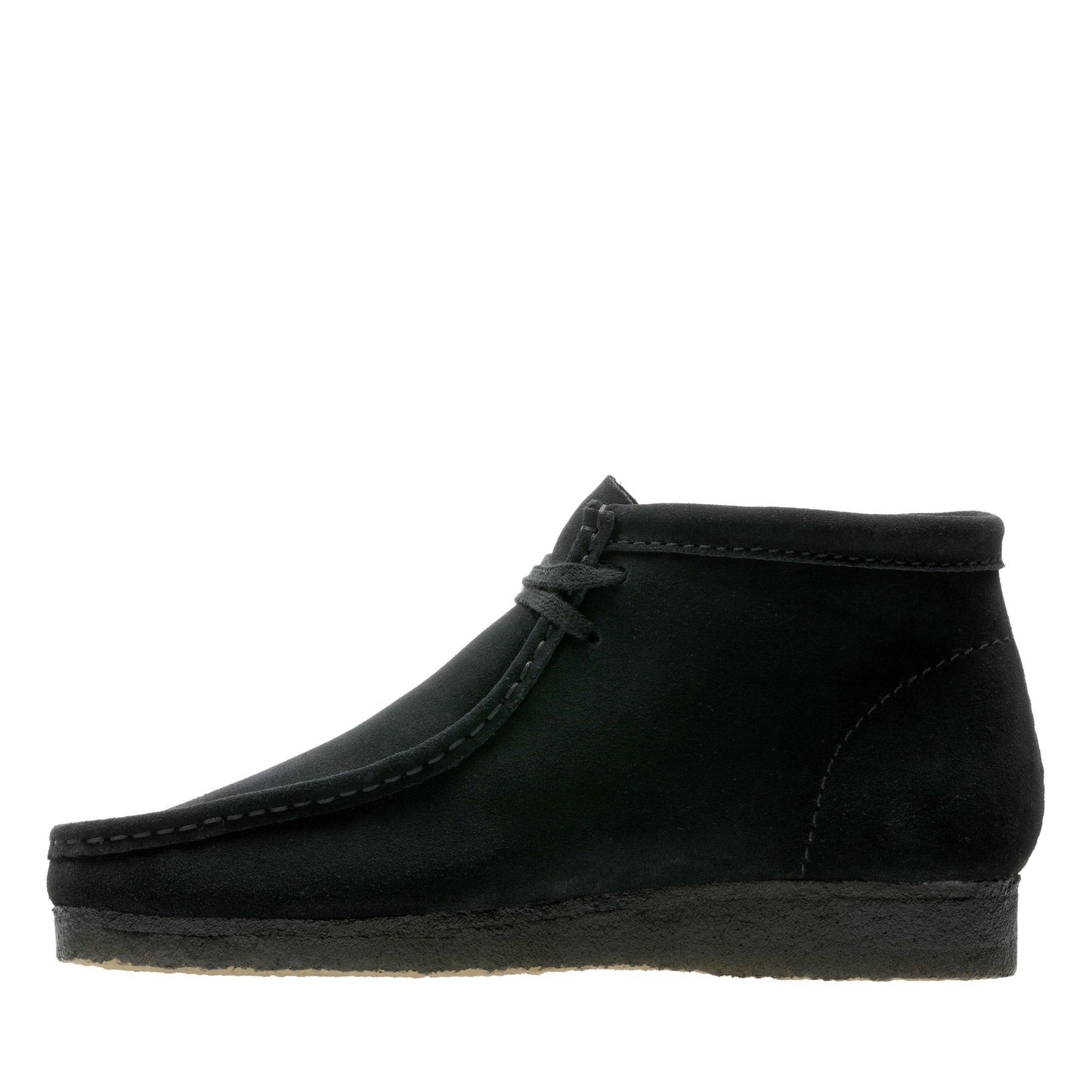 CLARKS ORIGINALS Wallabee Boot Pelle scamosciata Nera