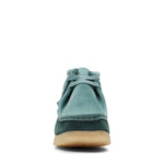 CLARKS WALLABEE BOOT W TEAL