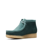 CLARKS WALLABEE BOOT W TEAL