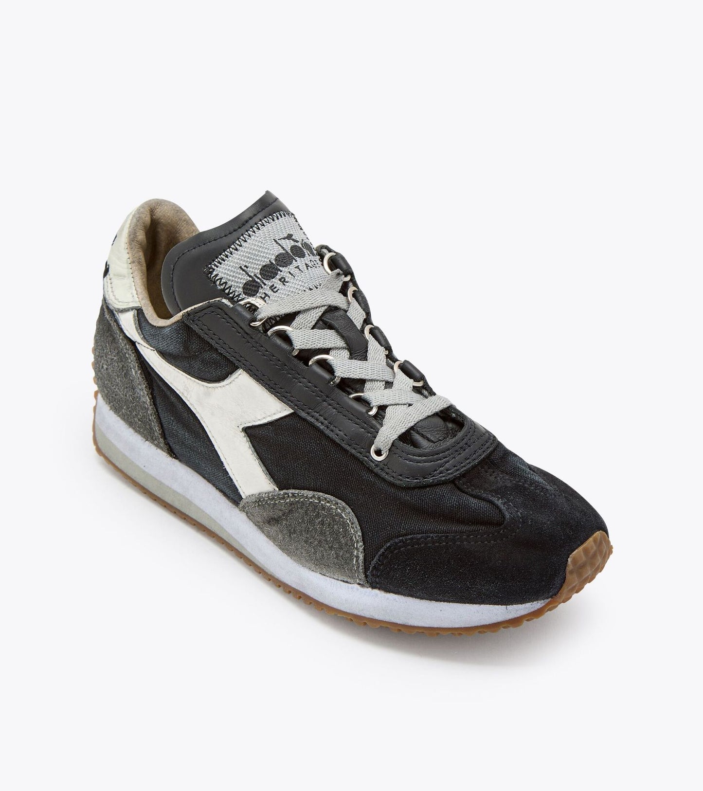 DIADORA HERITAGE EQUIPE H DIRTY STONE WASH EVO NERO/GRIGIO